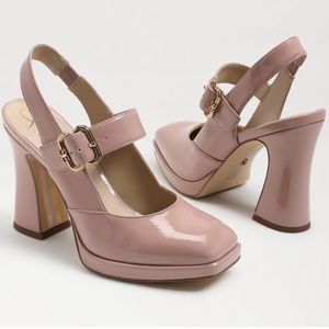 Sam Edelman Pink Patent Leather Heels